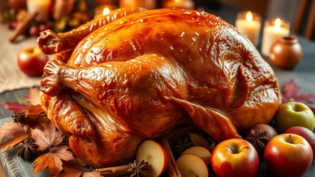 apple cider brined turkey