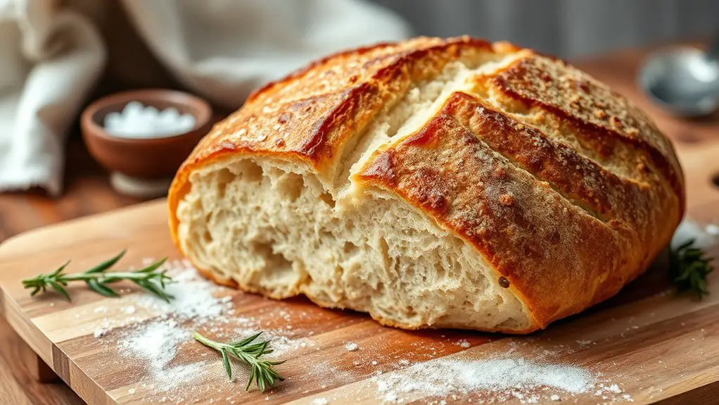 artisan crusty white bread