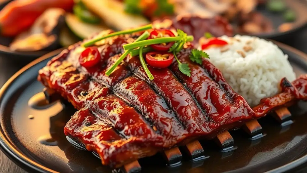 asian style grilled ribs