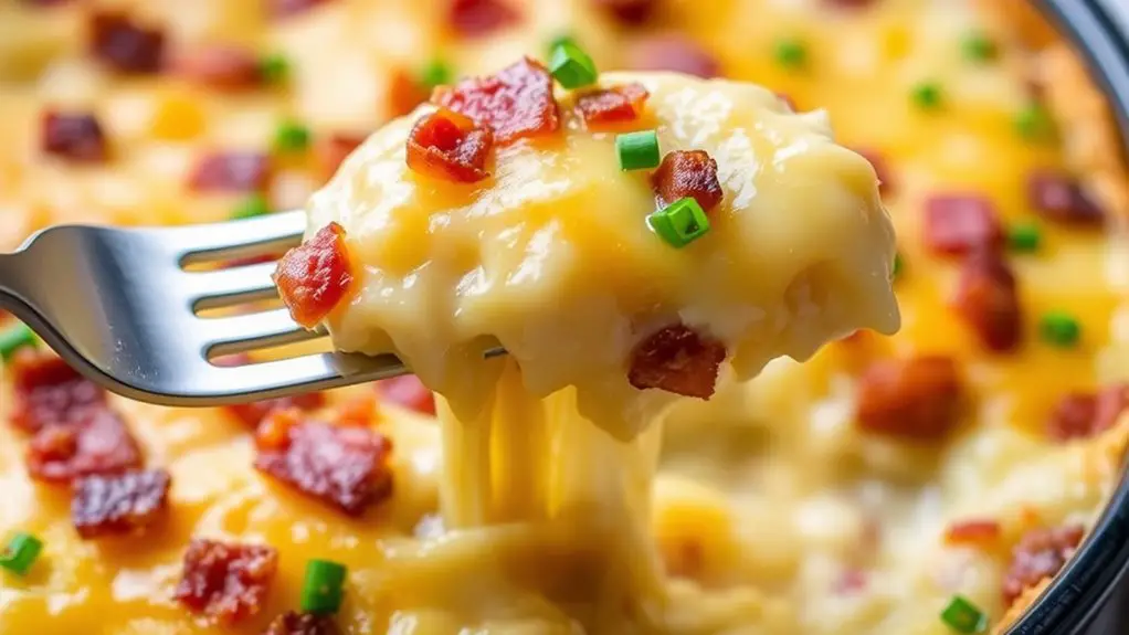 bacon and cheddar casserole dish