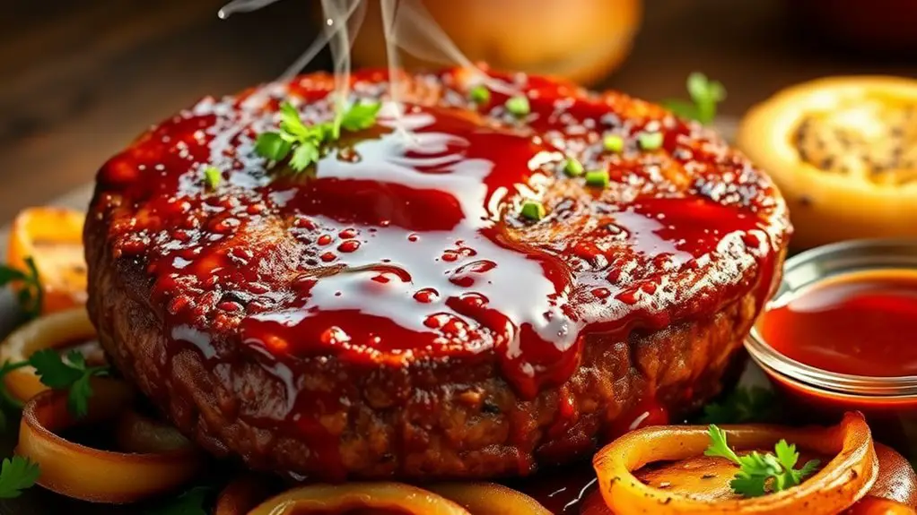 bbq flavored hamburger steak