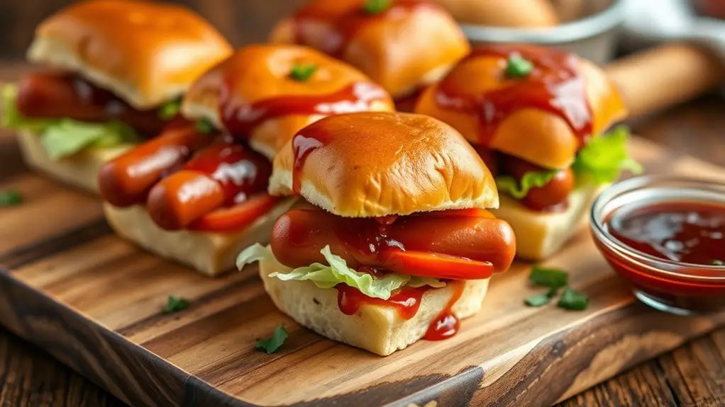 bbq frankfurter slider recipe