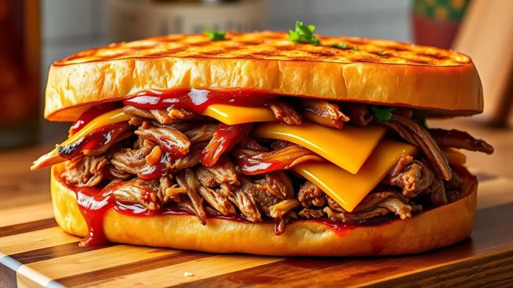 bbq pulled pork sandwich