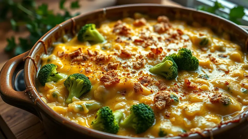 broccoli cheese rice casserole