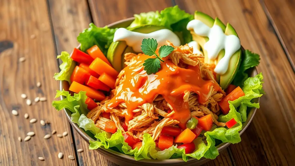 buffalo chicken spicy bowl