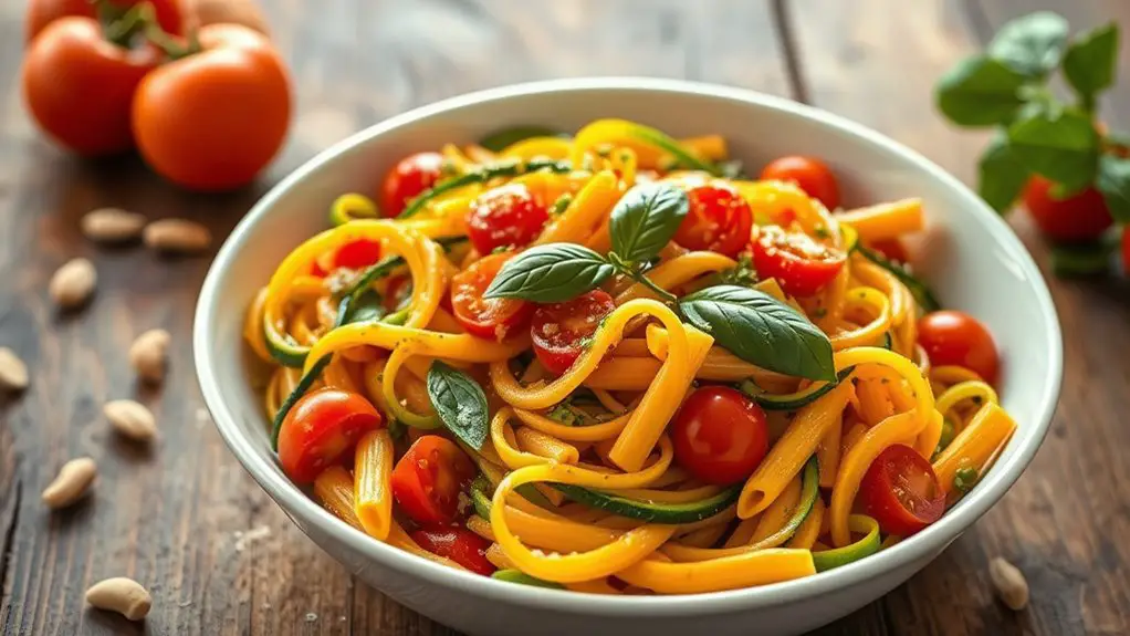 butternut squash pasta dish