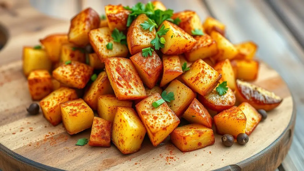 cajun seasoned roasted potato dish