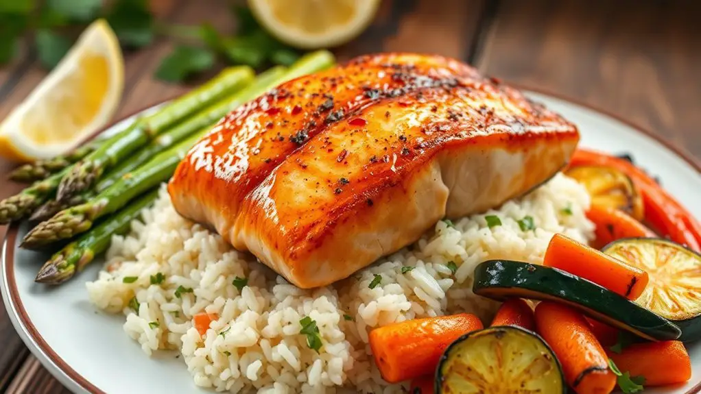 cajun seasoned salmon fillets