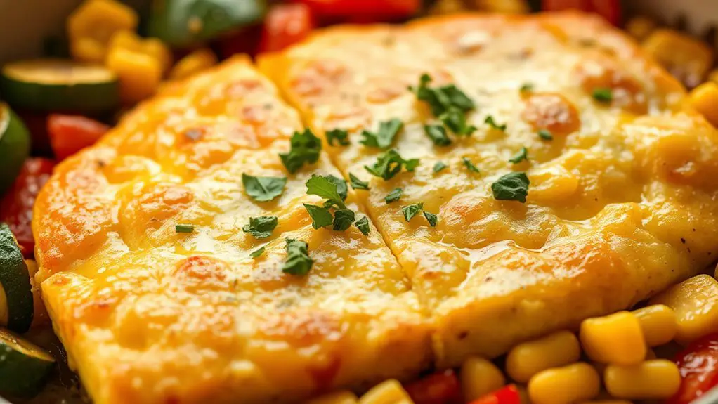 cheesy baked polenta dish