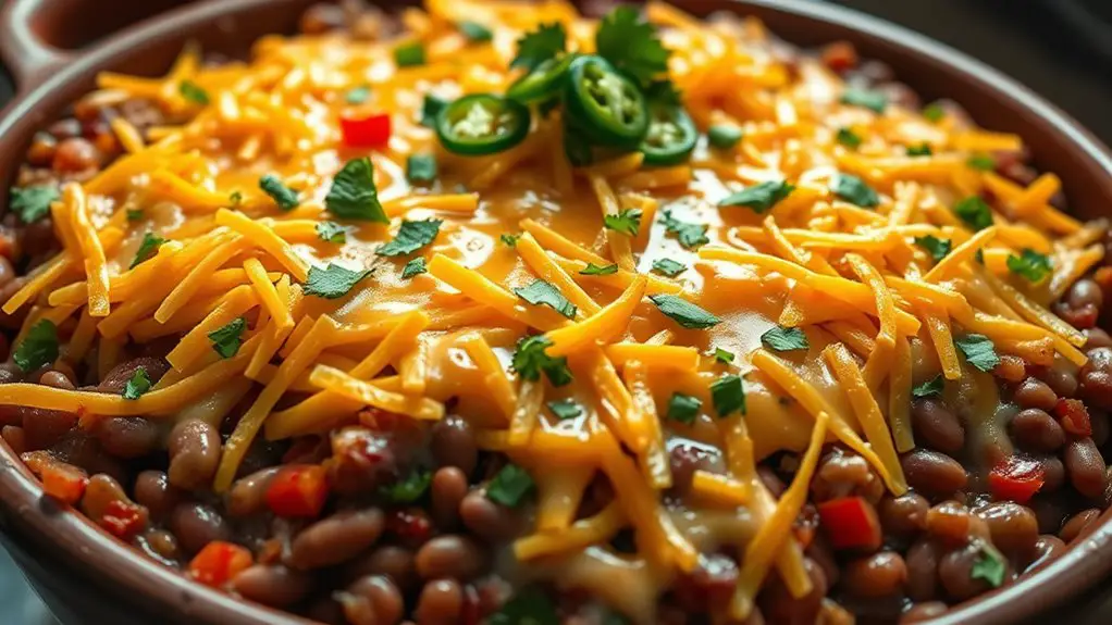 cheesy bean casserole recipe