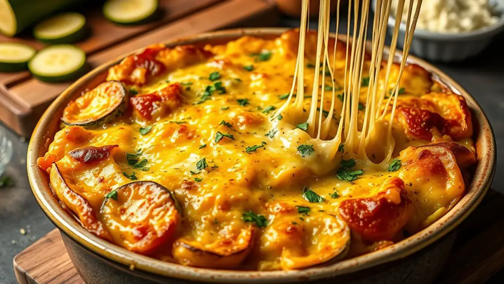 cheesy vegetable casserole recipe