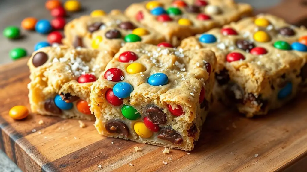 chewy m m cookie bars