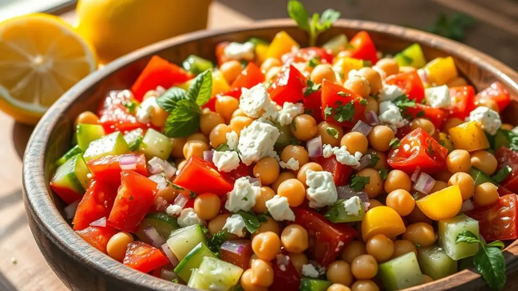 chickpea mediterranean salad recipe