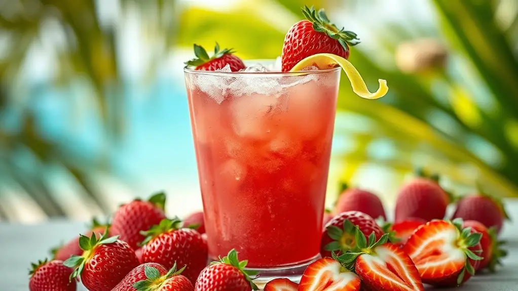 chilled strawberry margarita recipe