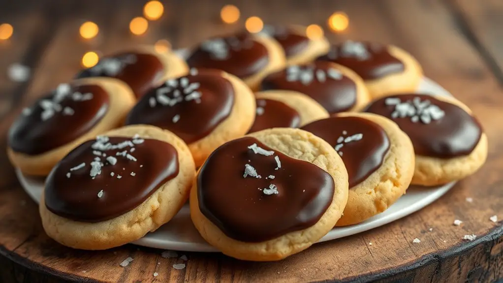 chocolate covered cookie treat