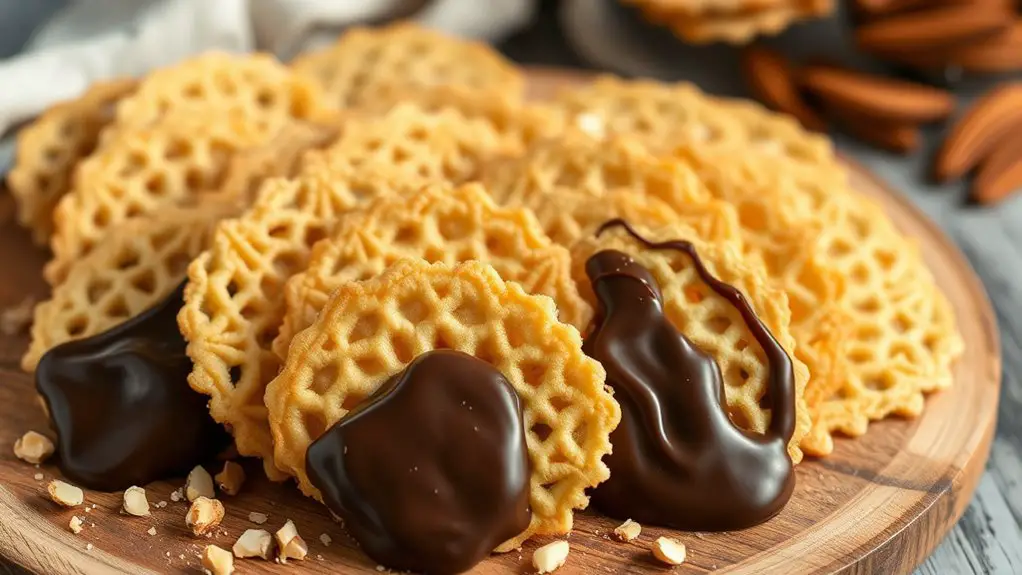 chocolate covered italian cookies