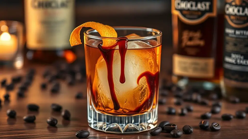 chocolate infused scotch cocktail