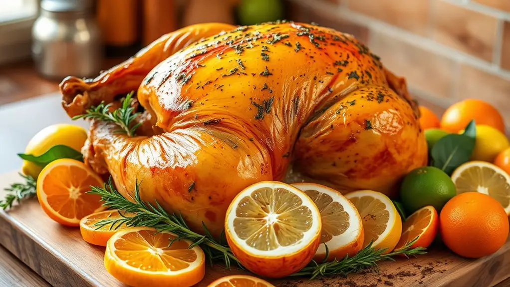 citrus flavored herbal turkey recipe