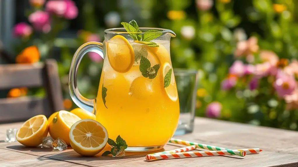 citrusy refreshing summer drink