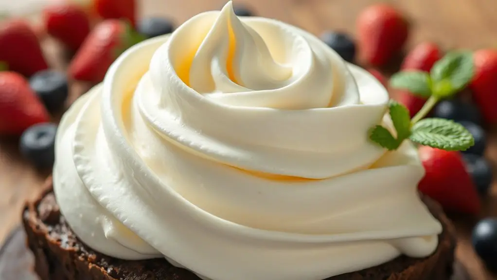 classic vanilla whipped cream