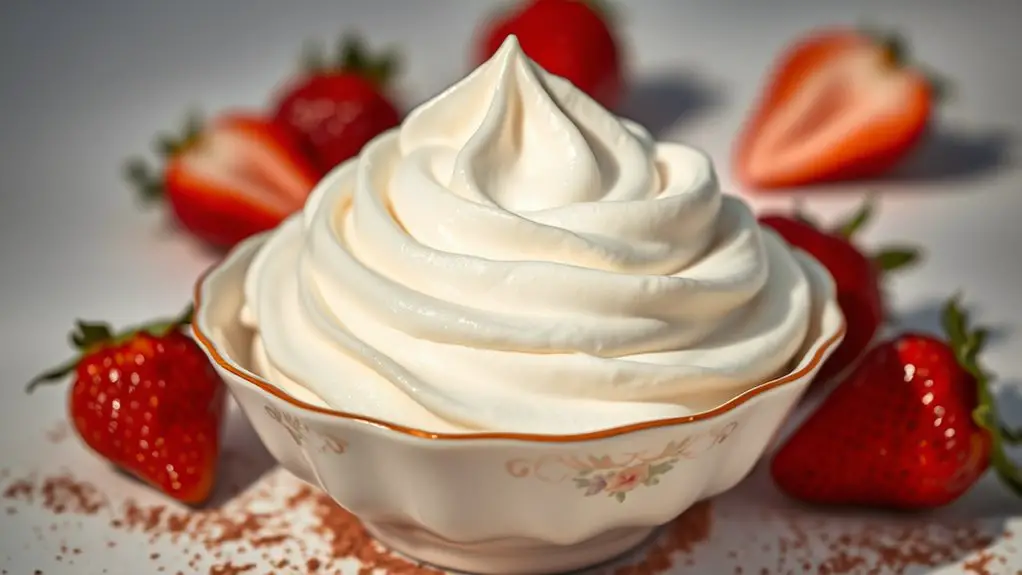 classic vanilla whipped cream