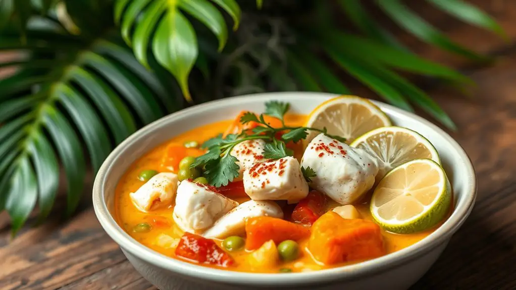 coconut curry fish stew