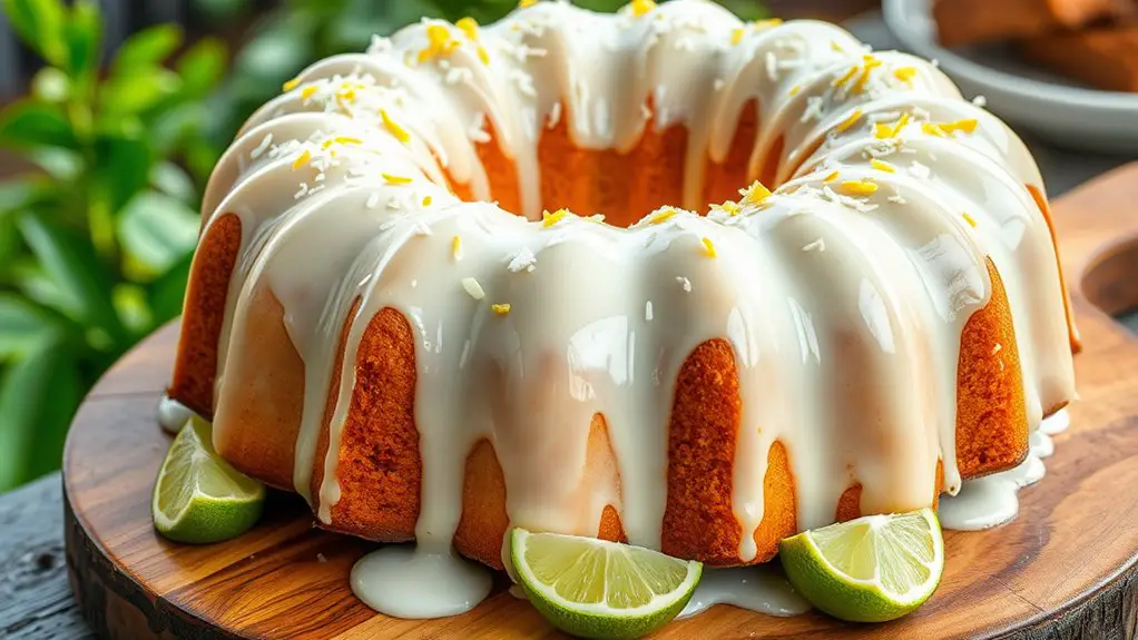 coconut lime flavored cake