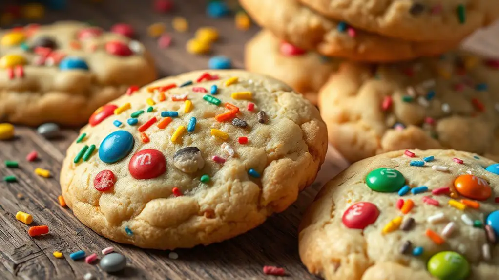 colorful m m cookie delight