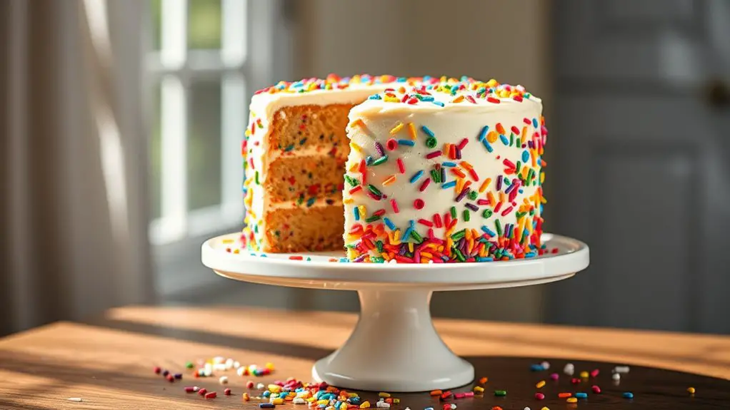 colorful party cake delight