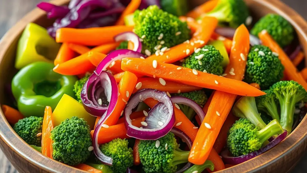 colorful vegetable stir fry