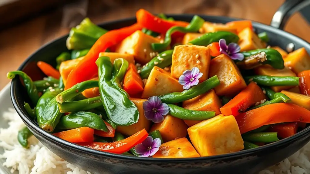 colorful vegetable stir fry