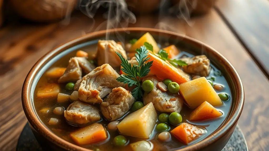 comforting chicken vegetable stew