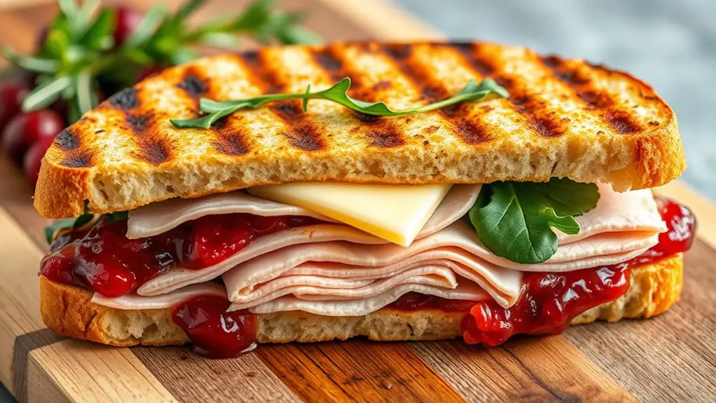 cranberry turkey sandwich delight