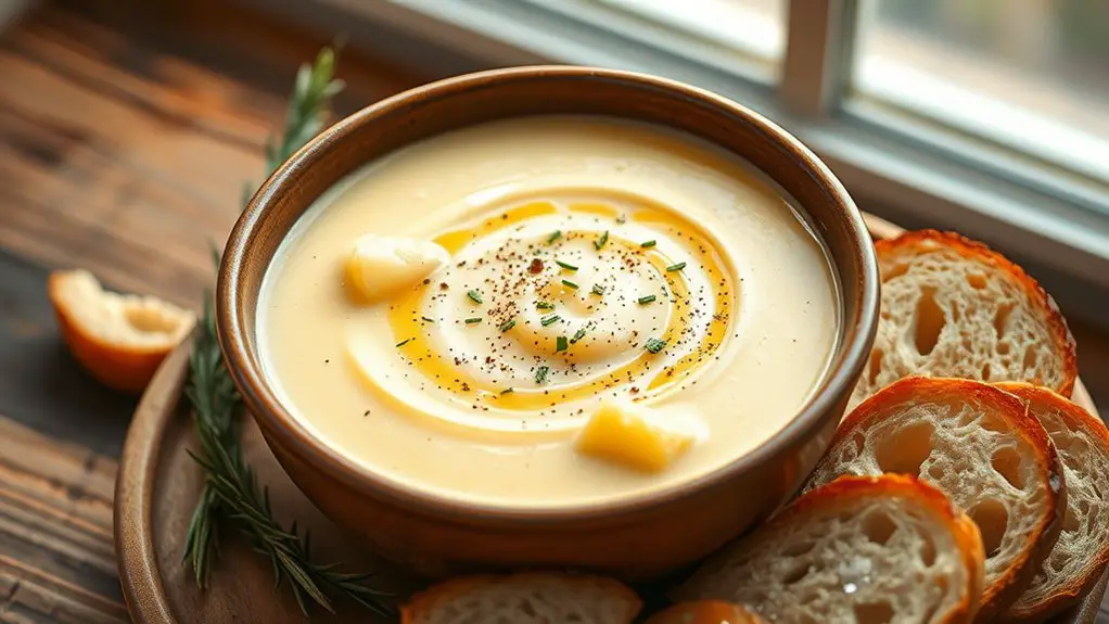 creamy comforting potato soup