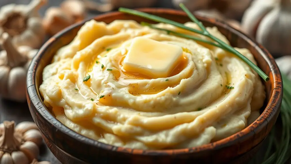 creamy garlic mashed potatoes