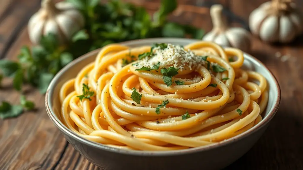 creamy garlic pasta recipe