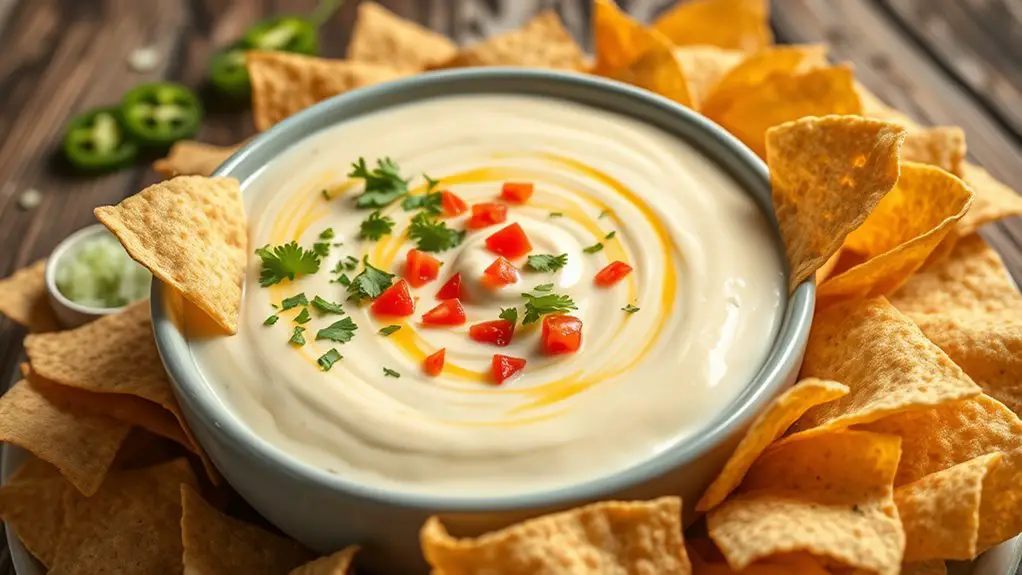 creamy queso dip recipe