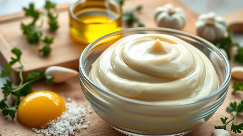 creamy rich emulsified condiment