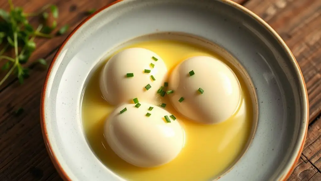 creamy sous vide eggs