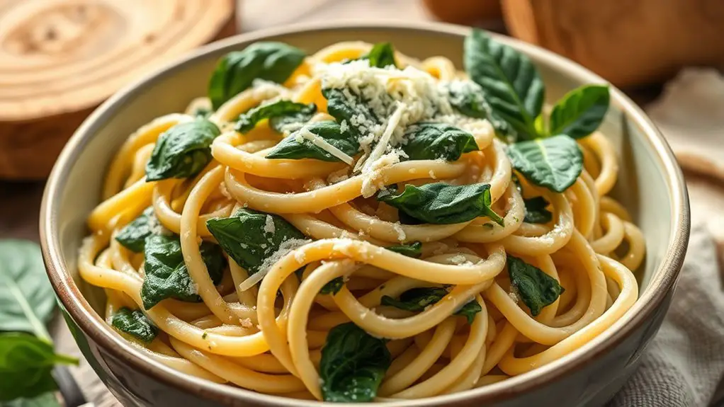 creamy spinach pasta recipe