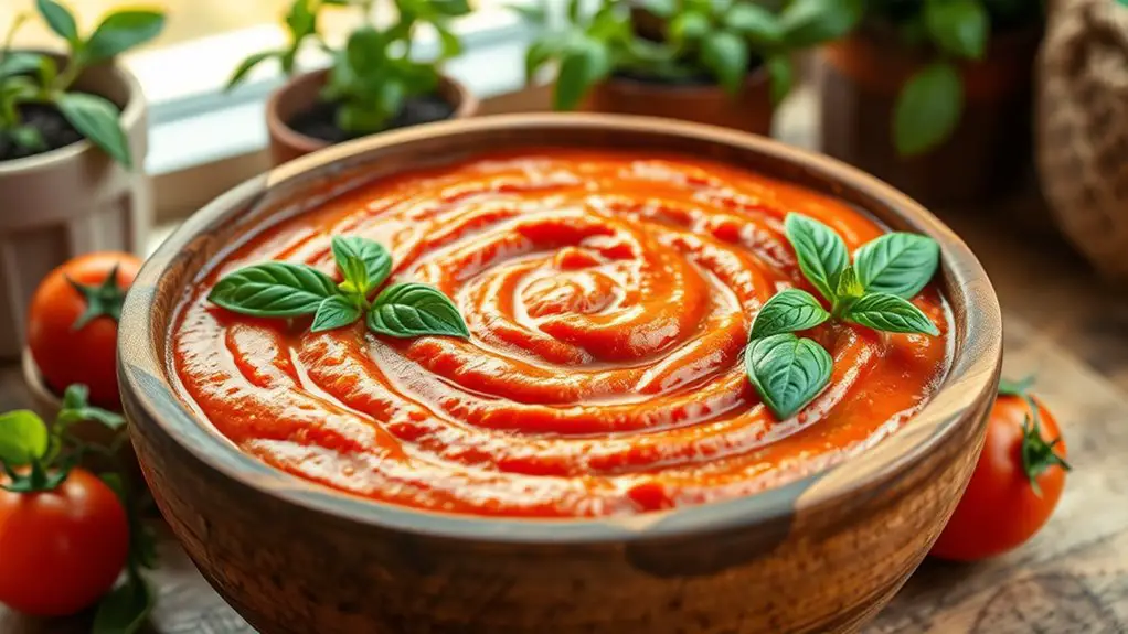 creamy tomato basil sauce