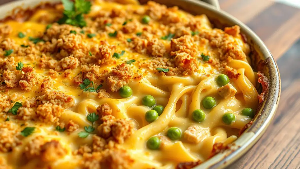 creamy tuna noodle casserole