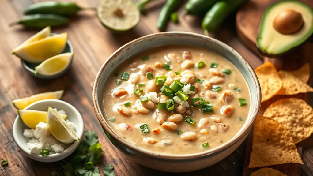 creamy white bean chili