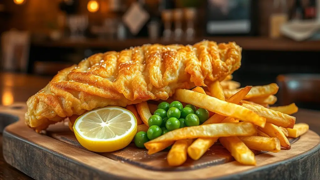 crispy battered fish fries