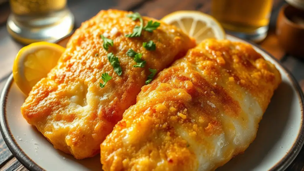 crispy beer battered fish