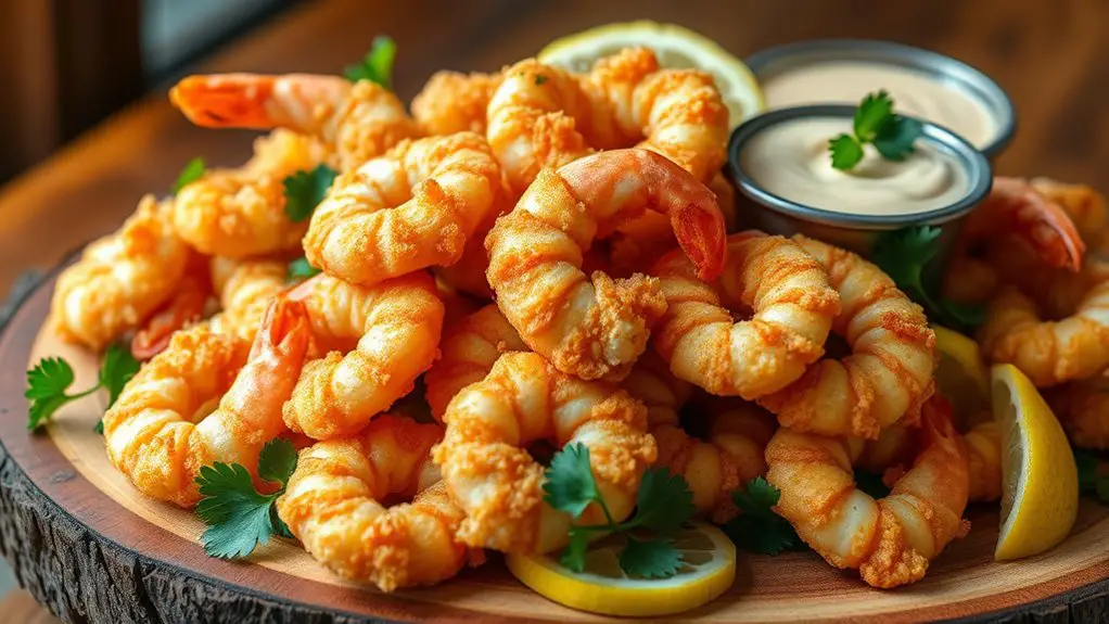 crispy beer battered shrimp