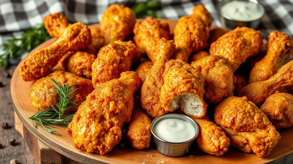 crispy buttermilk fried chicken