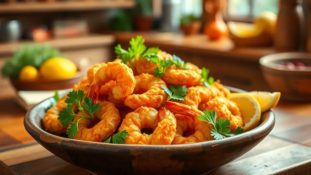 crispy cajun shrimp delight