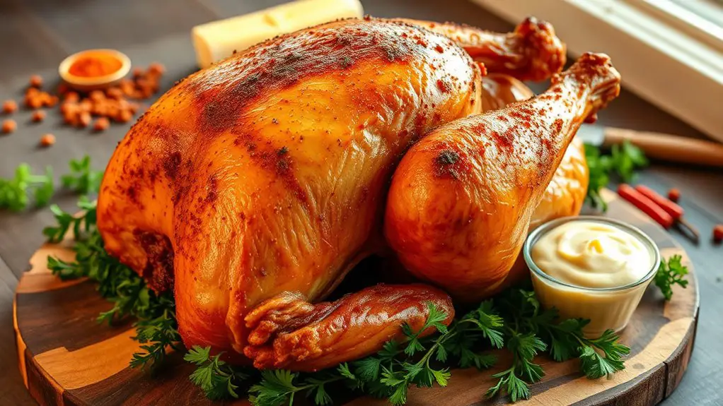 crispy flavorful seasoned turkey