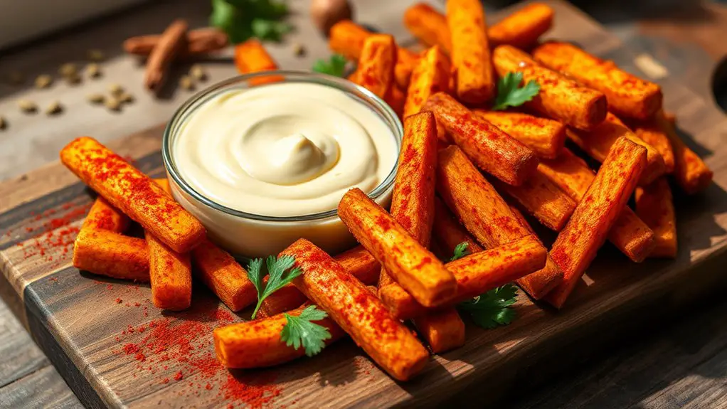 crispy flavorful yam fries